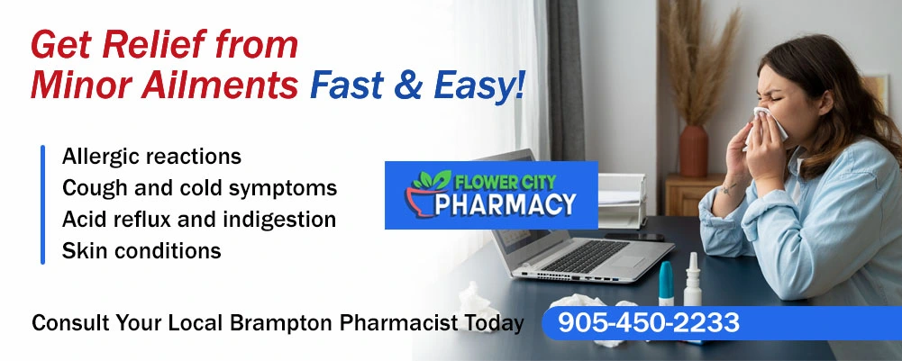 Relief from Minor Ailments at Flowercity Pharmacy