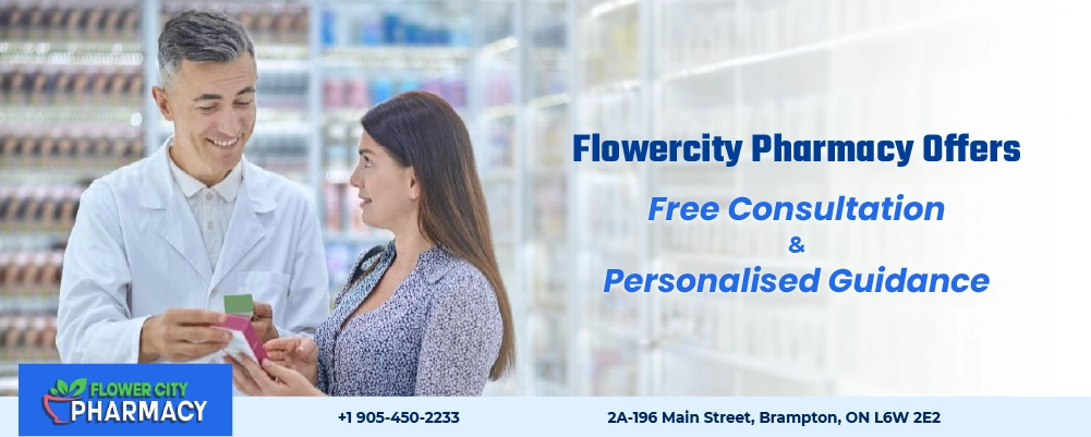 Conslultation at Flowercity Pharmacy Brampton