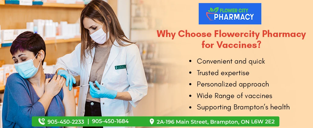 vaccine appointment Brampton pharmacy